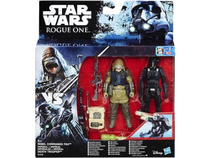 Star Wars figurky Rebel commando Pao a Death Trooper