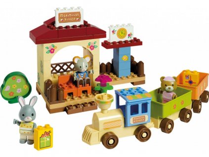 Lego Duplo maximilian families Vláček s nádražím