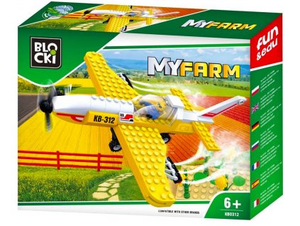 Lego práškovací letadlo