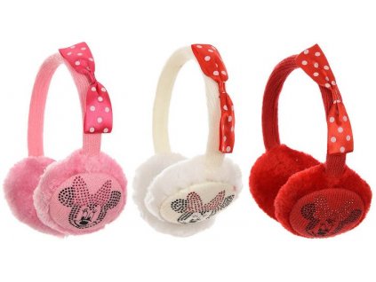 Hřejivé dívčí klapky na uši Minnie