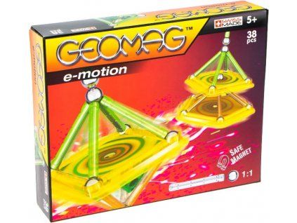 Geomag E-Motion Magic Spin magnetická stavebnice 38 dílků