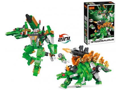 Lego stavebnice Mecha Dino - Transformers Stegosaurus