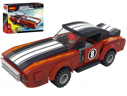 Lego závodní auto na setrvačník