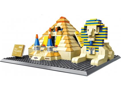 Lego Chufuova pyramida a Sfinga