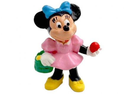 Bullyland Minnie Mouse s velikonočními vajíčky