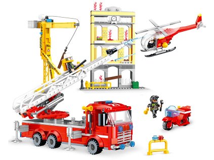 Lego hasiči Požár výškové budovy