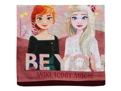 Zimní dětský nákrčník Frozen s fleecem