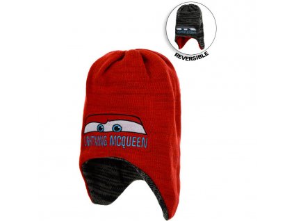Dětská zimní čepice Cars – oboustranná (Blesk McQueen / Jackson Storm)