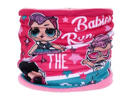 Zimní dětský nákrčník LOL Surprise s fleecem