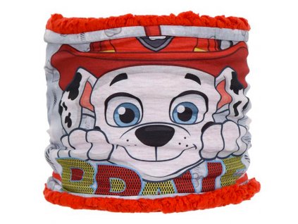 Dětský zateplený multifunkční nákrčník Tlapková patrola – Marshall