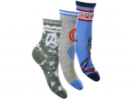 Dětské ponožky Avengers – sada 3 párů