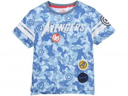 Dětské tričko Avengers světle modré – 100% bavlna