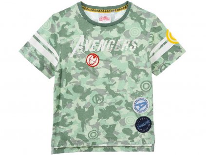 Dětské tričko Avengers zelené – 100% bavlna