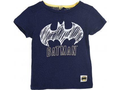 Batman kojenecké tričko tmavě modré – bavlna