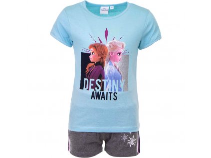 Dívčí komplet tričko kraťasy Frozen