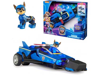 Paw Patrol Interaktivní vozidlo s figurkou Chase