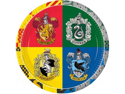 papírové talíře Harry Potter