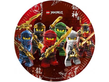 papírové talíře Lego Ninjago