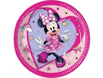 papírové talíře Minnie Mouse
