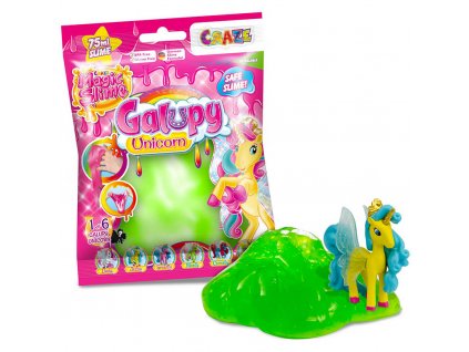 Magic slime Galupy - magický sliz s překvapením - figurka Jednorožec 75ml