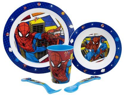 Dětská jídelní sada Spiderman 5 ks