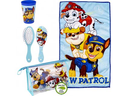 Kosmetická cestovní taštička Paw Patrol s vybavením