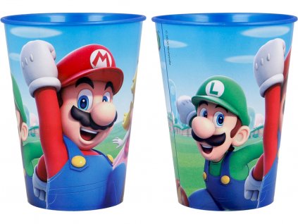Plastový kelímek Super Mario