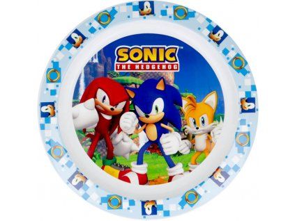 Talíř Dětský talíř Sonic 16 cm plastový