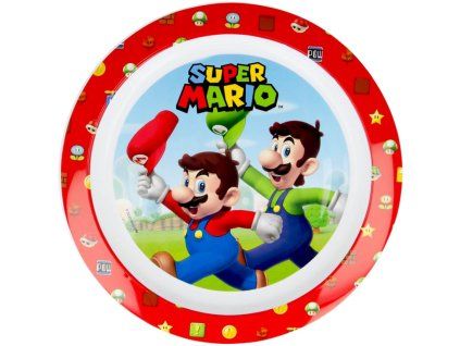 Dětský talíř Super Mario 22 cm plastový