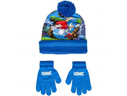 Čepice rukavice Sonic