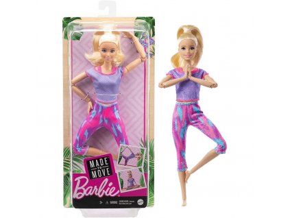 Barbie Made to move blondýnka