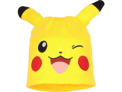 Dětská zimní čepice Pokémon – Pikachu