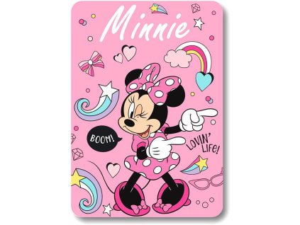 Fleece deka Minnie Mouse