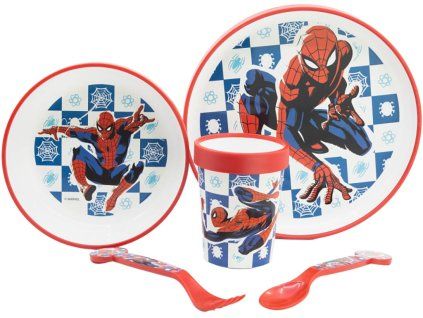 Dětská jídelní sada Spiderman 5 ks