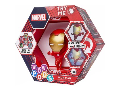 WOW POD! sběratelská figurka Marvel Iron Man – LED & infra senzor