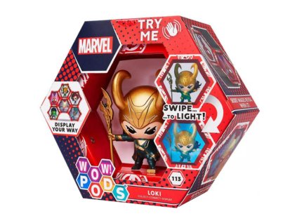 WOW POD! sběratelská figurka Marvel Loki – LED & infra senzor