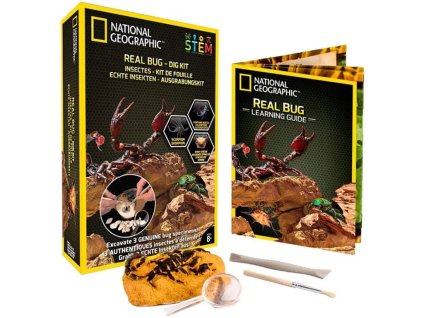 Vykopávková sada National Geographic Real bug dig kit