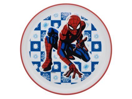 Dětský talíř Spiderman 20 cm protiskluzový plastový