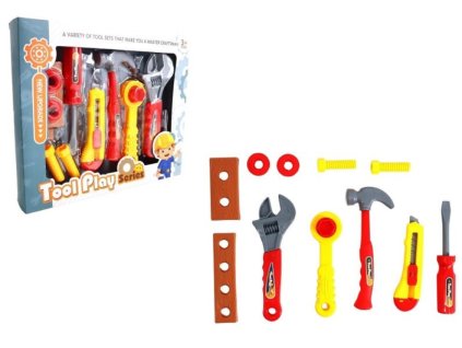 Plastová sada nářadí pro malé kutily 11 ks