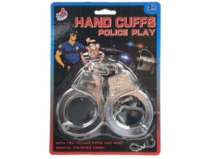 Kovová pouta s klíčkem