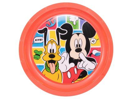 Dětský talíř Mickey Mouse 22 cm plastový