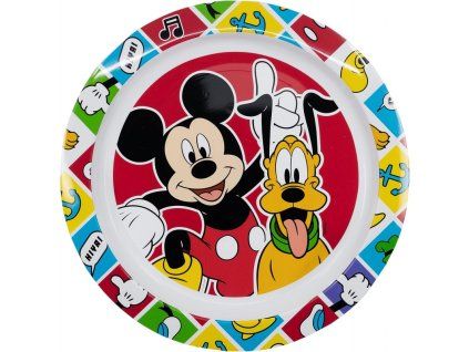 Dětský talíř Mickey Mouse 22 cm plastový