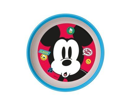 Dětská miska Mickey Mouse 15 cm protiskluzová plastová