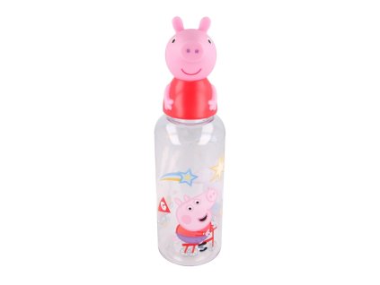 Dětská Ecozen láhev Peppa Pig 560 ml – 3D figurka, BPA free