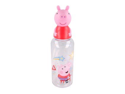 Dětská láhev Peppa Pig 560 ml 3D uzávěr