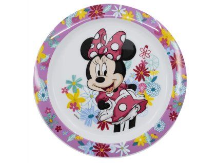 Dětský talíř Minnie Mouse plastový