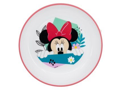 Dětská miska Minnie Mouse protiskluzová plastová