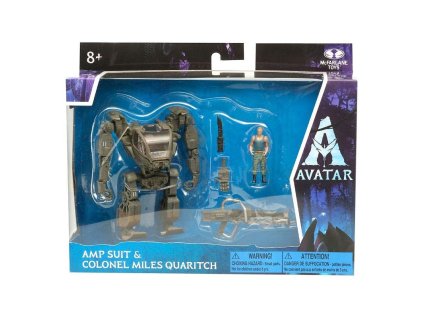 Avatar AMP Suit & plukovník Quaritch – deluxe akční figurka