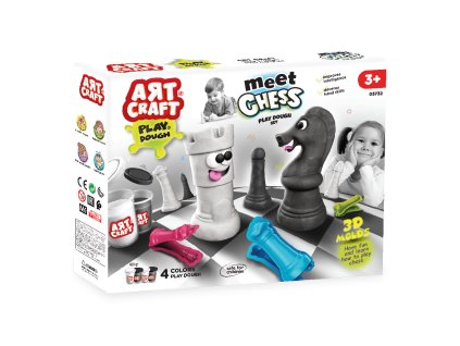 ART CRAFT Plastelína – Šachová kreativní sada