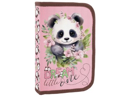Jednokomorový penál s příslušenstvím Panda DREAM little one